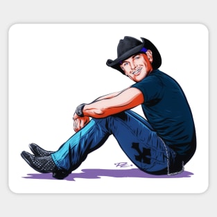 Keith Anderson - An illustration by Paul Cemmick Sticker